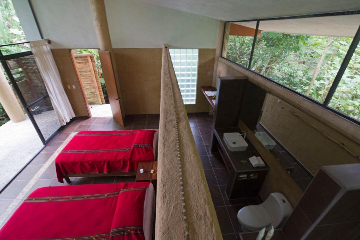 Canto De La Selva Jungle Lodge Selva Lacandona Chiapas Galaxia Extérieur photo